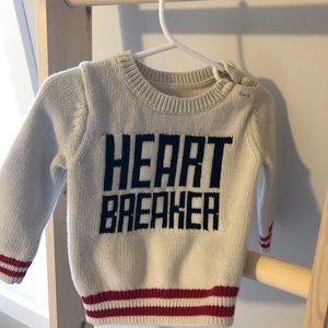 5/$25 // Baby Gap Heart Breaker Sweater